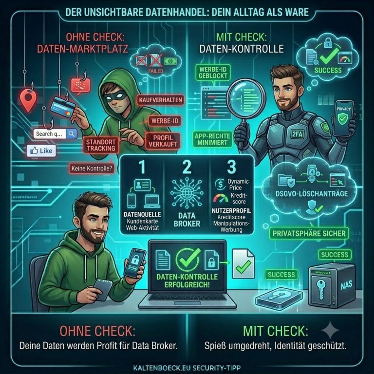 Der unsichtbare Datenhandel: Wie aus deinem Alltag ein Profil wird und wie du es zurückholst